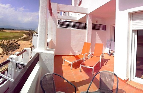 Alhama de Murcia Apartment | 2 Bedroom Front Line Apartment Overlooking Golf Course 12th Fairway
