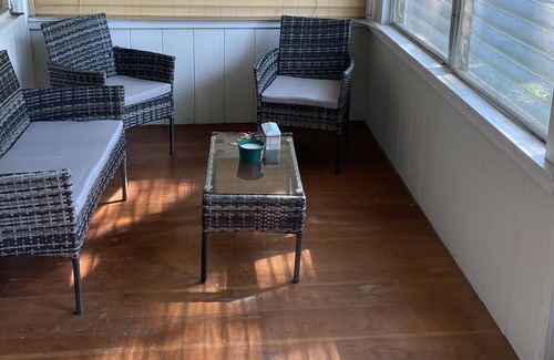 Berlin House | 2 bedroom house in Berlin, WI. Large deck, fire pit and fenced yard.