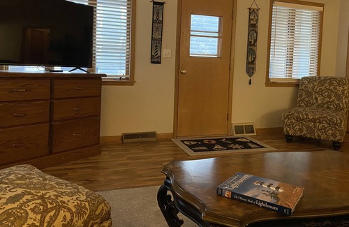 Berlin House | 2 bedroom house in Berlin, WI. Large deck, fire pit and fenced yard.