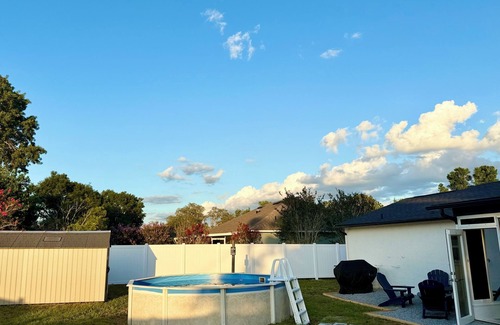 Spring Hill House | 2-bedroom house with fully fenced in backyard with private pool.