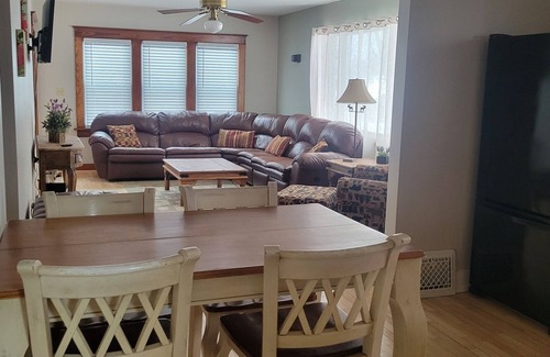 Stambaugh House | 2-bedroom newly remodeled house in Iron River with WiFi & a big yard.