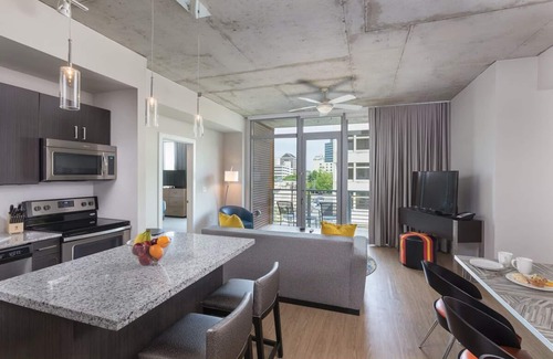 Warehouse District Hotel | 2-bedroom Suite in Charming Austin with Rooftop Pool!