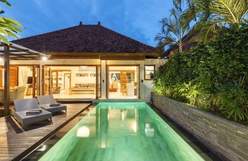 Sunset Road Villa | 2 Bedroom Villa in Seminyak Bali with private pool and enclosed Living Room