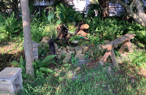 Vilano Beach Apartment | 2 blocks to beach, close to Publix, .with relaxing yard & private park.