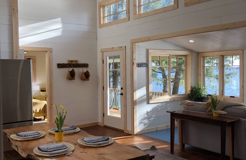 Sidney Cottage | 2 BR Lakefront Cottage in Belgrade Lakes Region