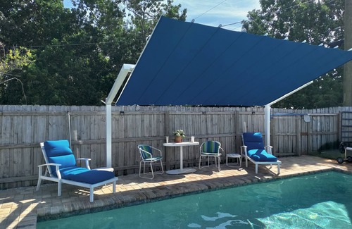 Gulfport House | 2 BR Private Vac Home near Beaches, Heated Pool, Pet-friendly Backyard w Deck