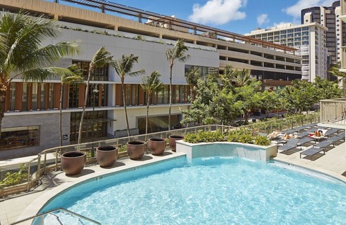 Waikiki Hotel | 2 Double Beds Room, Hilton Garden Inn, Walk to Waikiki Beach, Rooftop Pool