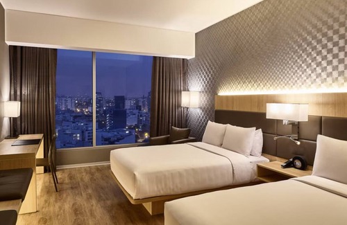 Armendariz Hotel | 2 Double Beds w/City View at AC Hotel Lima Miraflores—Minutes to Waikiki Beach