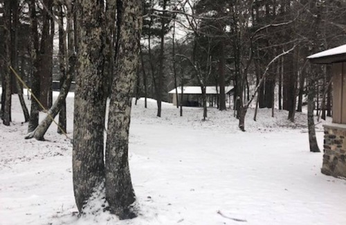 Board Camp Apartment | #2 Farm Charm Kitchenette near Wolf Pen trails, alcohol/smoke-free environment