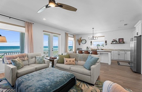 Flagler Beach House | 2-Floor Beachfront Flagler Home, Ocean Views, Minutes From Restaurants and Cafes