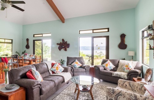 Tronadora House | 2 Homes with Stunning Lake, Volcano, Mountainside Views and Chef's Kitchens!