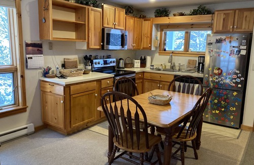 Carrabassett Valley Condo | 2-level, ski in/out 3-BR Snowbrook end unit at Sugarloaf - ideal for families!