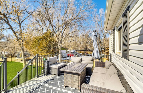 Central Colorado Springs House | 2 Mi to Downtown Colorado Springs: Apt w/Grill!