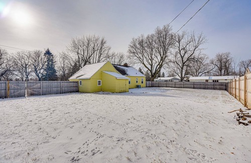 Sioux Falls House | 2 Mi to Dtwn: Home w/Fenced Yard in Sioux Falls
