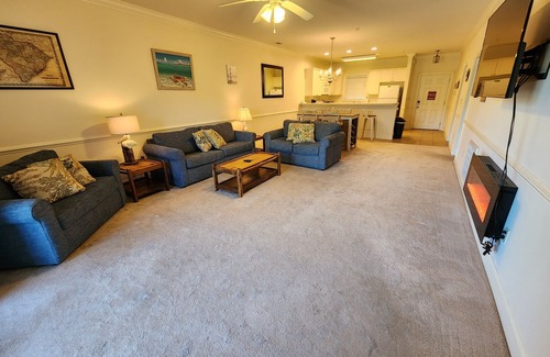 Central Myrtle Beach Condo | 2 miles from the ocean, family sized 1st floor condo, sleeps 4.