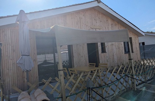 Audenge Ski Chalet | 2 minutes from the Bassin d'Arcachon, new timber-frame extension with garden.
