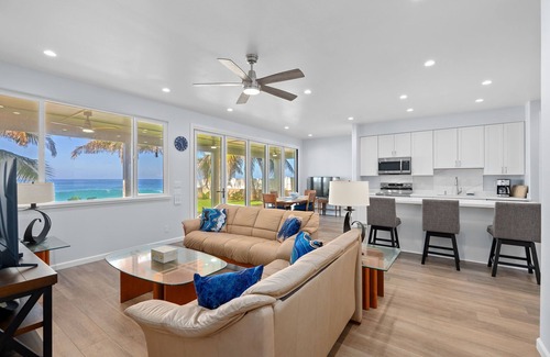 Makaha House | 2 Private Luxe Homes for Large Group w/Ocean Views, Lanai & A/C