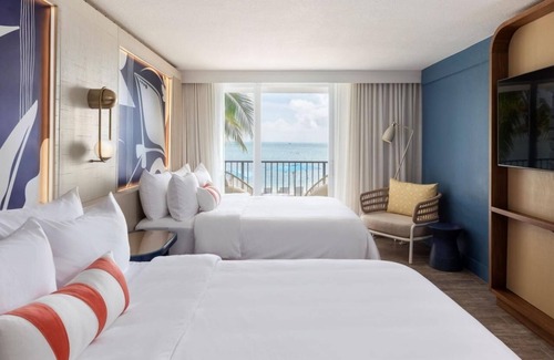 Islamorada Hotel | 2 Queen Beds Room w/Ocean View | Free Parking & 3 Outdoor Pools