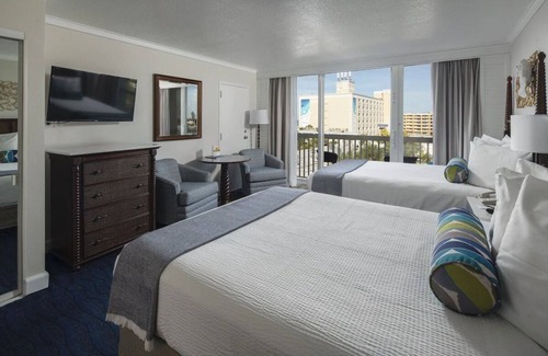 St. Pete Beach Hotel | 2 Resort View Hotel Room Balcony at Tradewinds, Onsite Pool, Parking