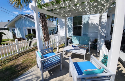 Silver Sands House | 2-story house near the beach with grill, washer/dryer, streaming, & central AC