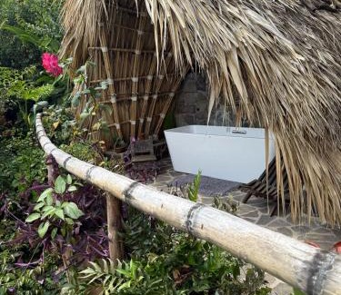 San Marcos La Laguna House | 2-story Lakefront castita, beach, kitchen, sauna
