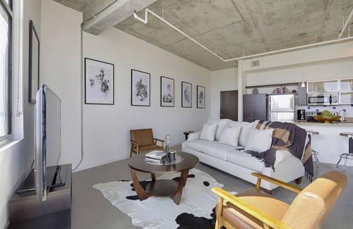 East Nashville Condo | 2-Story Loft with Views 30day min w/WiFi, AC, Parking, TV, Furnished, Rooftop