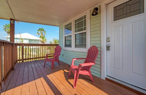 Shibui Sands House | 2-Unit Home in Golf Cart Zone w/Patio + Balcony | Salty Sunshine: Group Retreat