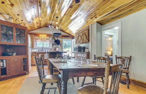 Skyland Cabin | 20-Acre Cabin w/Pond: 5 Mi to Biltmore Estate!