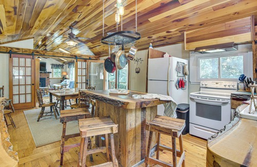 Skyland Cabin | 20-Acre Cabin w/Pond: 5 Mi to Biltmore Estate!