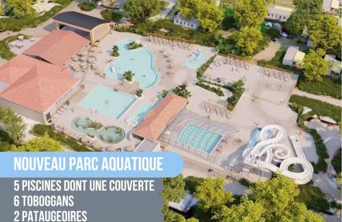 Biscarrosse Other | 200m de la plage Bungalow LUXE de 44m2 Ménage et draps inclus Camping 5 Etoiles Mayotte Lac Biscarrosse Koyobalys