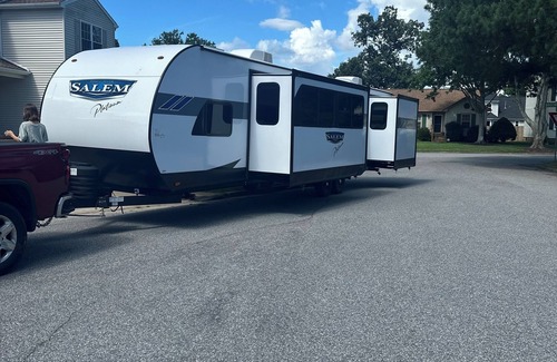 Virginia Beach House | 2024 Forest Rive Salem 36 foot camper To book this you need a campsite