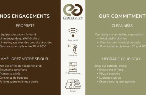 Charonne Apartment | 22.Appart 4Pers#1 Bedroom#Père Lachaise #Nation