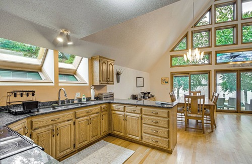 Dent House | 24 Mi to Skiing: Lakefront 'West McDonald A-Frame'