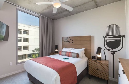 Civic District Hotel | 2BD Suite - Downtown Austin Resort Perfect for Families!