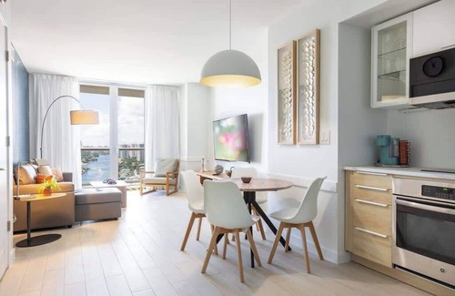 Hallandale Beach Apartment | 2BR 2BA at Beachwalk on 29 floor Full Equiped