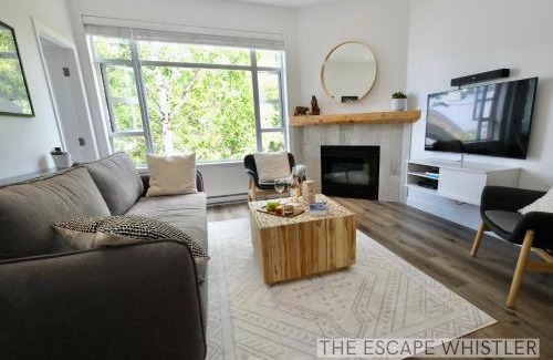 Village North Apartment | 2BR 2BA Whistler Escape with Newly Renovated Hot Tub, Steps from Olympic Rings Shops and Cafes - Relax in Comfort and Enjoy the Perfect Getaway in the Heart of the Village
