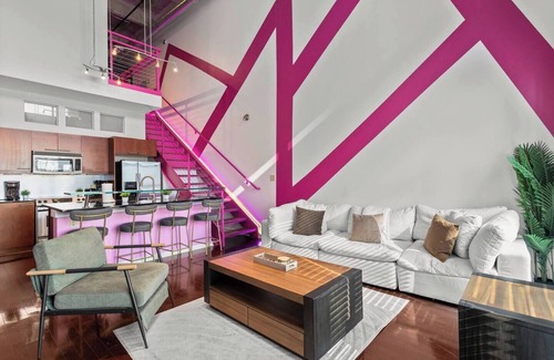 Atlantic Station Area Apartment | 2BR Loft Steps from Shops & Eats
