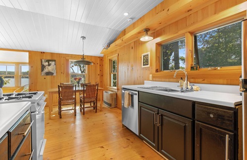 Nobleboro Cabin | 2BR Maine Camp with Dock, Lake Access & Air Conditioning