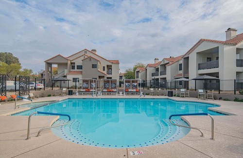 Desert View Village Condo | 2BR Next to TPC Golf | Pool access | Fitness Gym
