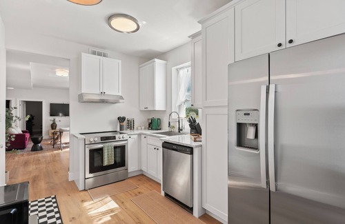 Soulard Apartment | 2BR Soulard Apt—Sleeps 10, Golden Tee Arcade Fun