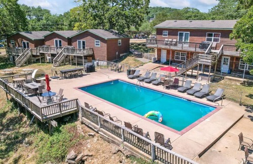 Indian Point Cabin | 2BR Waterfront Cabin w/Pool + Swim & Boat dock
