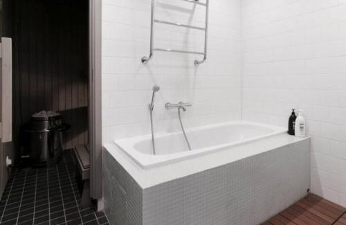 Helsinki City Centre Apartment | 2ndhomes Loft Apartment with Spa & Balcony by the White Church