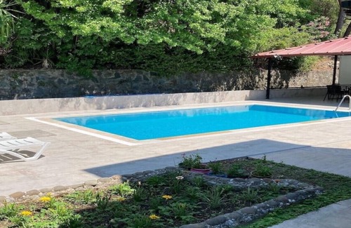 Marmaris City Center Apartment | 3+1 with a pool in Marmaris with a forest view