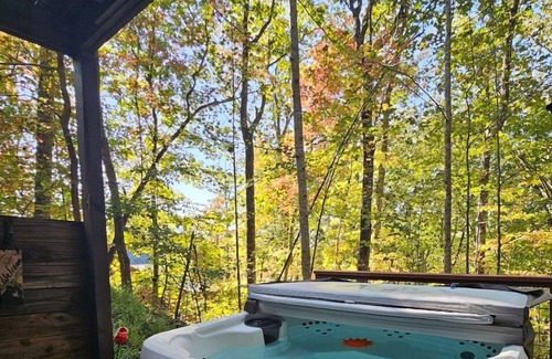 Young Harris Cabin | 3-bedroom cabin on mountain in serene Young Harris GA with hot tub.