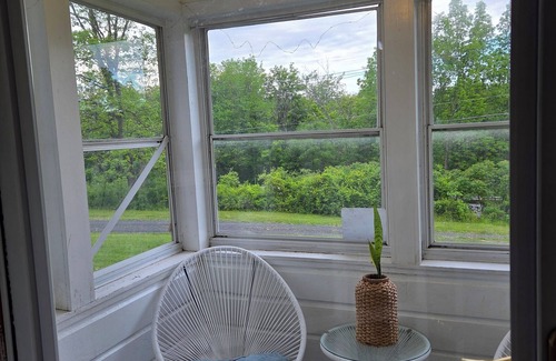 East Durham Ski Chalet | 3-bedroom chalet, private pool,bbq area,porch, serene lush backyard, AC, WiFi