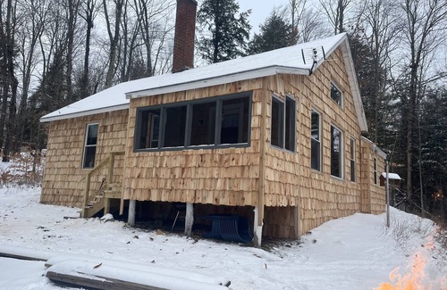 Au Train House | 3 bedroom lakefront cabin with indoor fireplace. Pet friendly.
