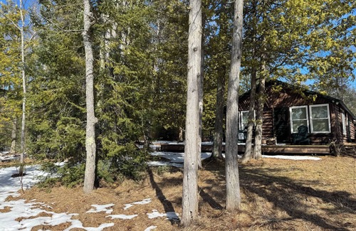 Fife Lake Cabin | 3 bedroom log cabin the lake plus a guest house. 30 mintues from Traverse City