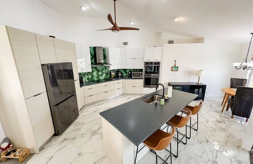 Saint James City House | 3-bedroom waterfront pool house in Manatee Bay. BYOB: Bring your own boat