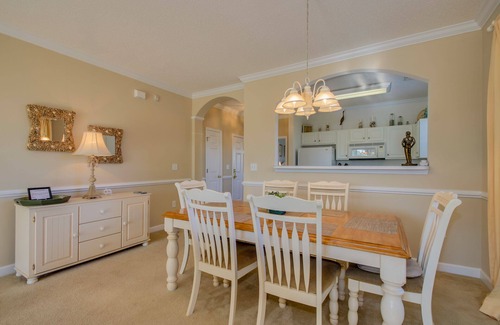 North Myrtle Beach Condo | 3 BR 2 BA Resort Villa 1st Floor pet-friendly no stairs, on the golf course