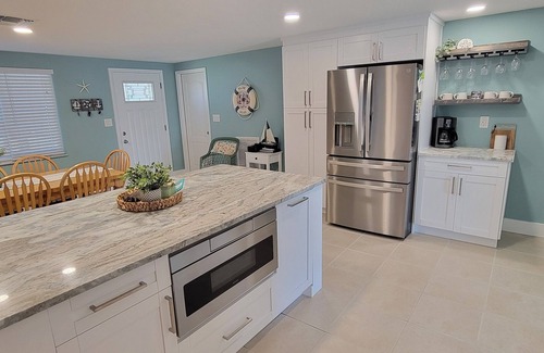 Hudson Beach Estates House | 3 BR 2 Bath Salt Air Retreat on Deep Water Canal Minutes to the Gulf